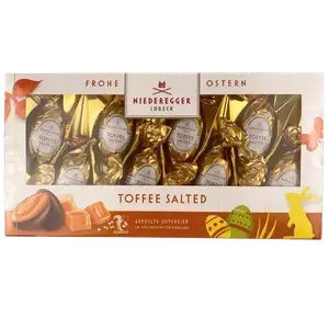 Шоколадні яйця Niederegger солона іриска в молочному шоколаді, 100г купити