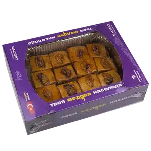 Пахлава медова з волоським горіхом №39 (квадратик), 500г купити