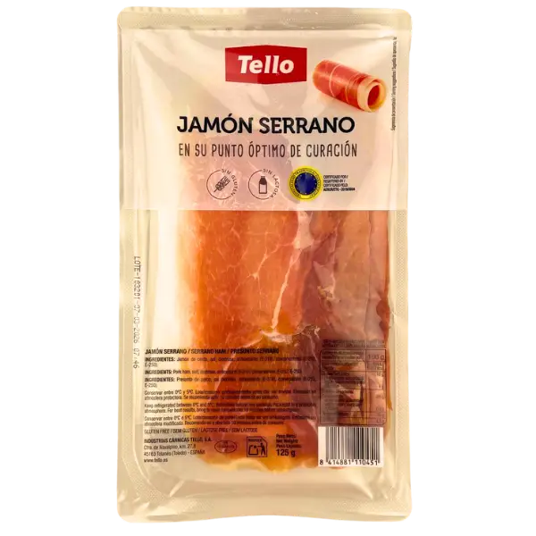 Хамон Serrano 7 міс. Tello, 125г купити