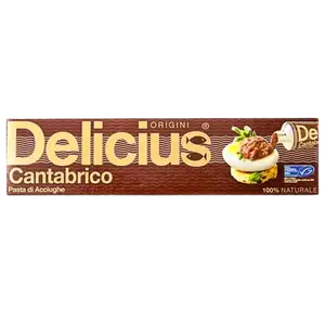 Консерви рибні Паста з кантабрійського анчоуса в оливковій олії Delicius, 60г купити