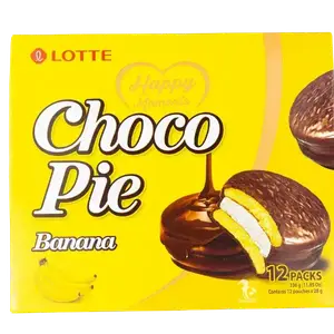 Печиво Lotte Choco Pie Banana, 336г купити