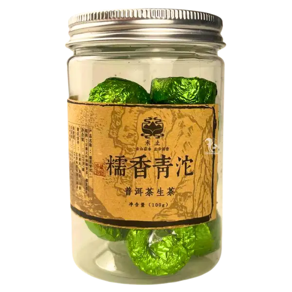 Маленька баночка Шен Пуеру клейкий рисовий аромат 12/115, 100г купити