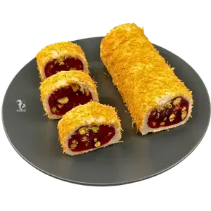 Турецький рахат-лукум №4001 катаїфі зі смаком гранату та фісташки, 100 г купити