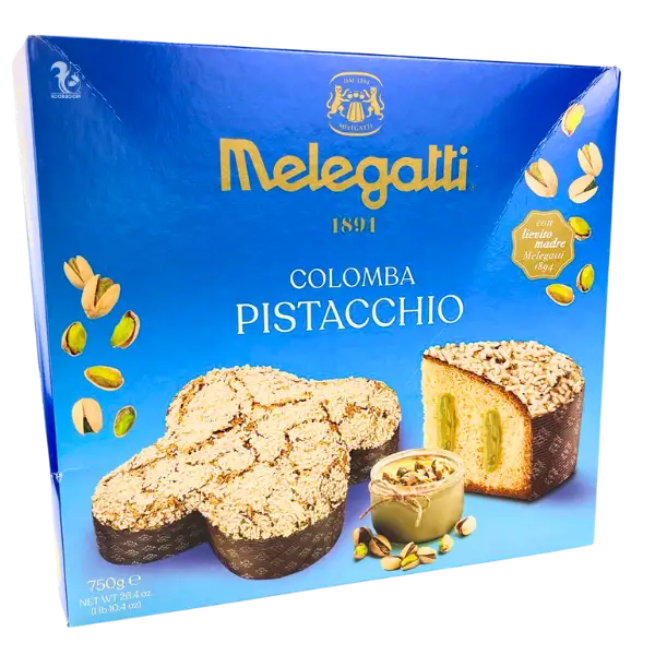 Панетоне Melegatti Colomba Pistacchio, 750г купити