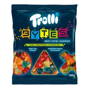 Цукерки Желейні Trolli Bytes, 150г купити