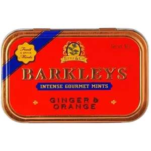 Льодяники Barkleys зі смаком імбиру та апельсину, 50г купити