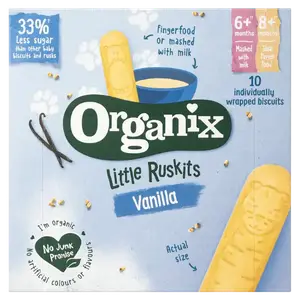 Печиво ванільне Organix (з 6 місяців), 60г купити