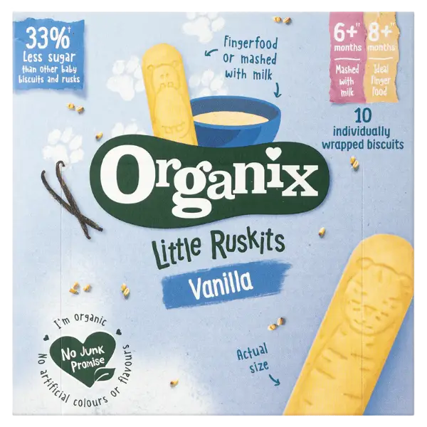 Печиво ванільне Organix (з 6 місяців), 60г купити