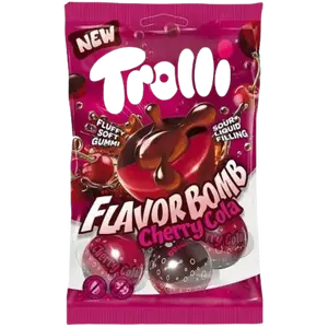 Цукерки желейні Trolli Flavor Bomb Cherry Cola, 75г купити