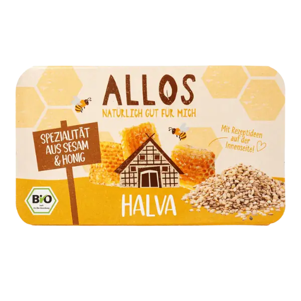 Халва кунжутна з медом органічна Allos, 75г купити