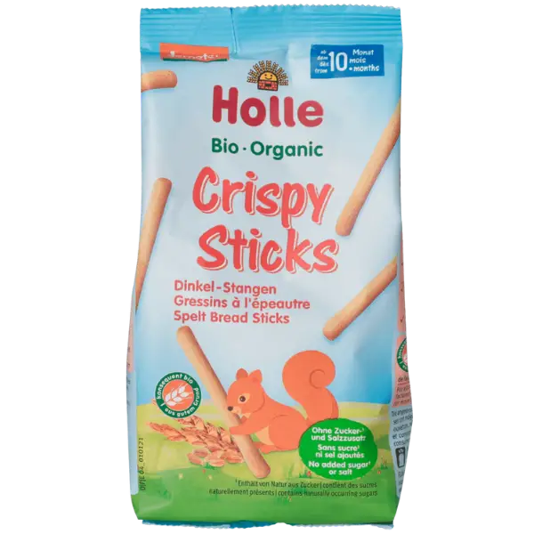Сухарики спельтові дитячі органічні Holle (з 10 місяців), 80г купити