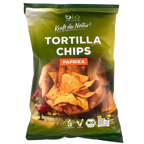 Тортильї з паприкою органічні Bio Zentrale, 125г купити
