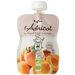 Дитяче харчування Абрикос пюре органічне Popote (з 4 місяців), 120г купити