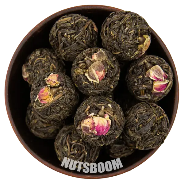 Зв'язаний зелений чай "Шен Пуер з Трояндою", 300 г купити