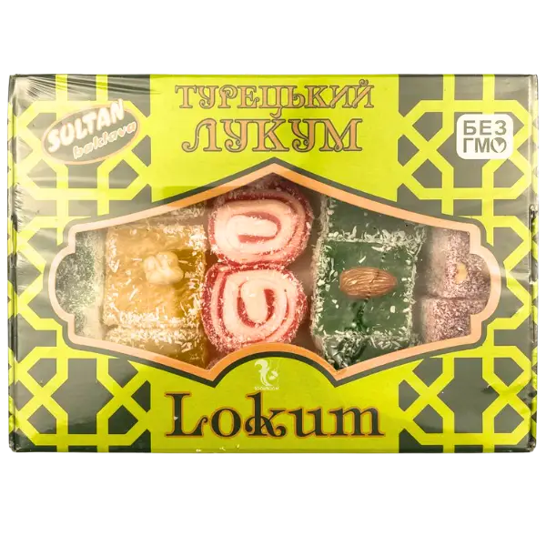 Солодка колекція турецього лукуму Sultan, 600г купити