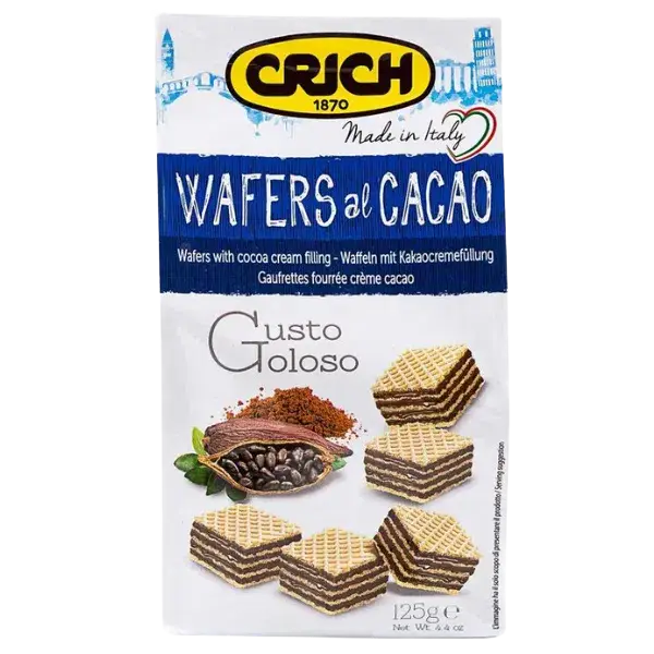 Вафлі з какао Crich, 125г купити