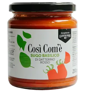 Соус з червоних томатів Чері Даттеріно з базиліком Cosi' Com'e', 290г купити