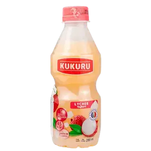 Йогуртовий напій Kukuru з лічі та кокосовим желе, 280мл купити