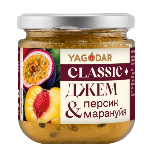 Джем персик маракуйя (мін.цукру), 210г купити