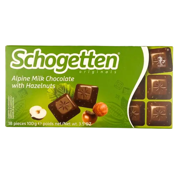 Шоколад молочний з лісовими горіхами Schogetten, 100г купити