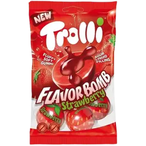 Цукерки желейні Trolli Flavor Bomb Strawberry, 75г купити