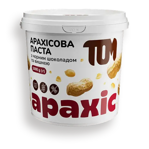 Арахісова паста з чорним шоколадом та вишнею, 1кг купити
