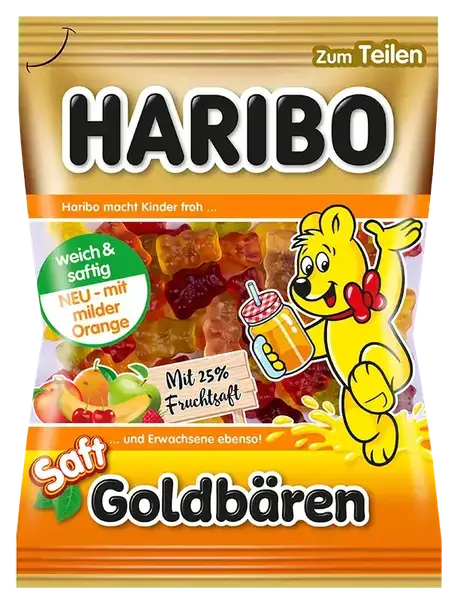 Жувальні цукерки Haribo №1 золоті ведмедики, 175г купити