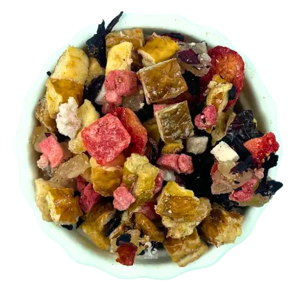 Фруктово-трав'яний чай Персик медовий з полуницею , 300 г купити