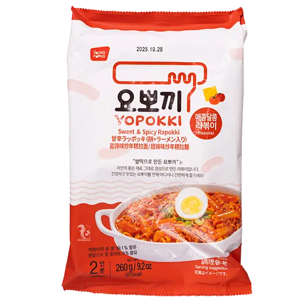 Рисові кльоцки Yopokki Sweet and Spicy, 260г купити