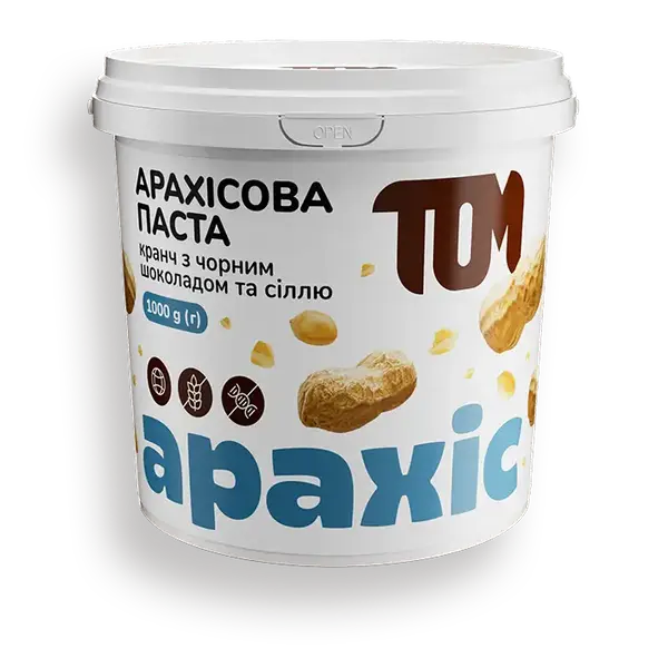 Арахісова паста з чорним шоколадом та сіллю, 1кг купити