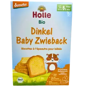 Сухарики спельтові дитячі органічні (з 6 місяців) Holle, 200г купити