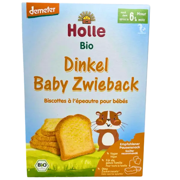 Сухарики спельтові дитячі органічні (з 6 місяців) Holle, 200г купити