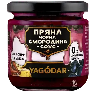 Соус з пряної чорної смородини (без цукру), 205г купити