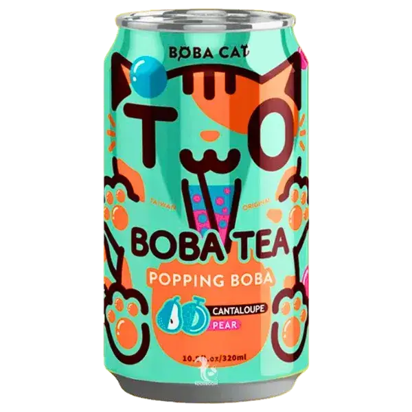 Чай Boba Cat Popping Boba Cantaloupe and Pear, 320мл купити
