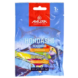 Приправа рибний бульйон "Хон Даші" ТМ "AKURA", 30г купити