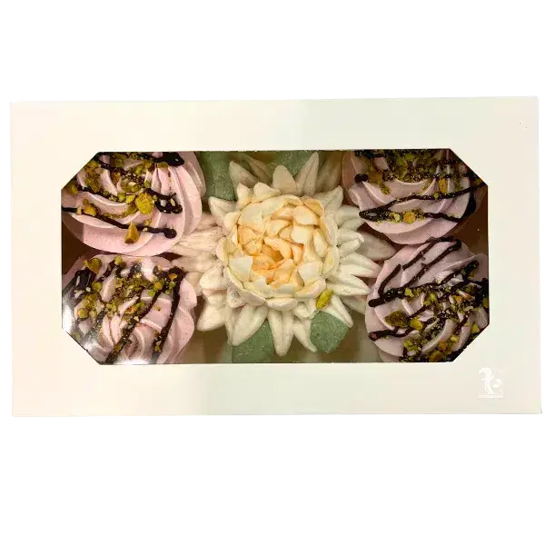 Зефірний набір "Квітково-малиновий" (розмір 20*12см) купити