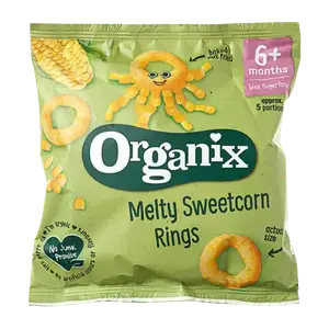 Снеки кукурудзяні Кільця органічні Organix (з 6 місяців), 20г купити