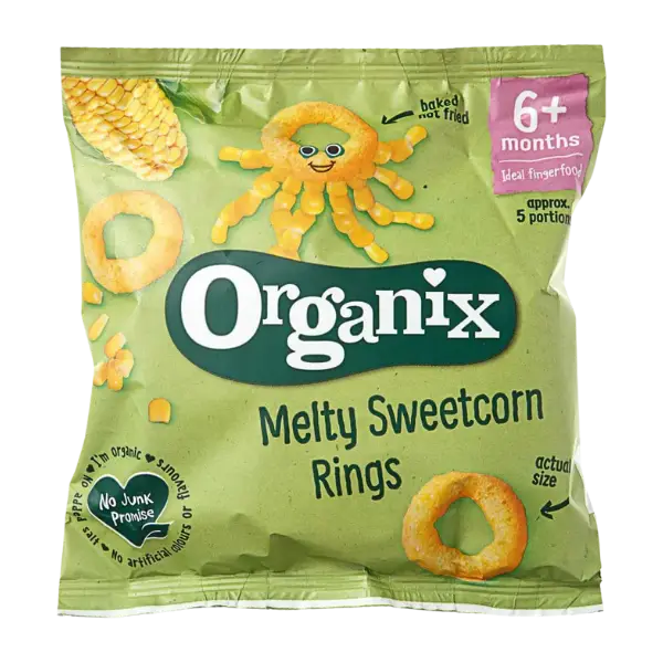 Снеки кукурудзяні Кільця органічні Organix (з 6 місяців), 20г купити