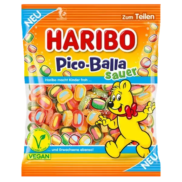 Жувальні цукерки Haribo Pico-Balla Sauer, 175г купити