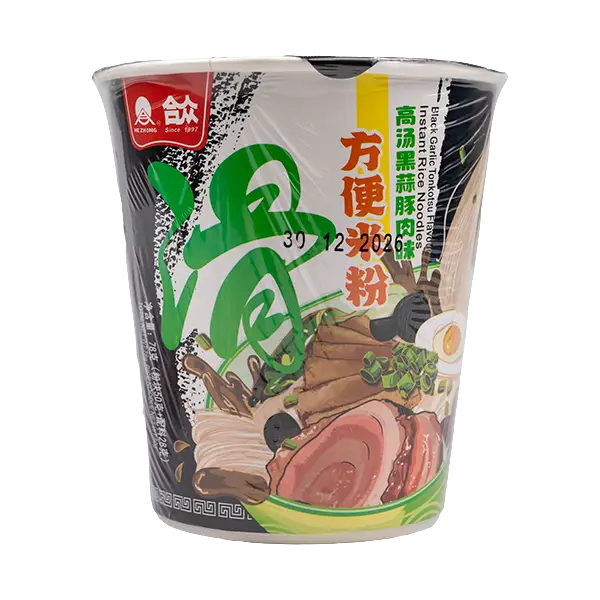 Локшина рисова Hezhong зі смаком тонкацу, 78г купити