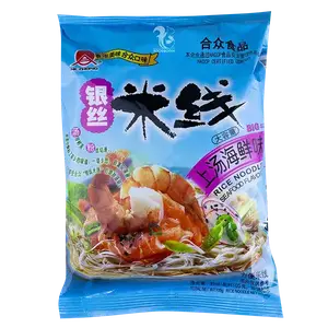 Локшина Hezhong рисова зі смаком морепродуктів, 105г купити