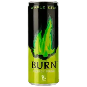 Напій Енергетичний Burn Apple Kiwi, 250мл купити