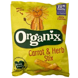 Палички кукурудзяні з морквою органічні Organix (з 10 місяців), 15г купити