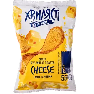 Хвилясті Грінки Cheese, 55г купити