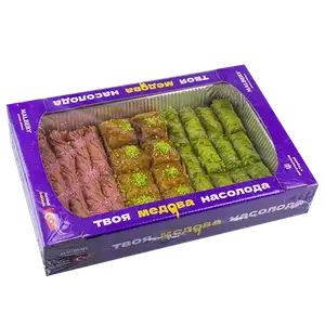 Пахлава медова каркаде, горіх та фісташка №26, 1кг купити