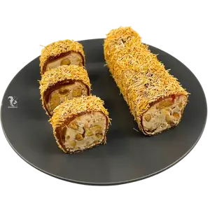 Турецький рахат-лукум №3732 карамельно-мигдалевий з катаїфі, 100 г купити