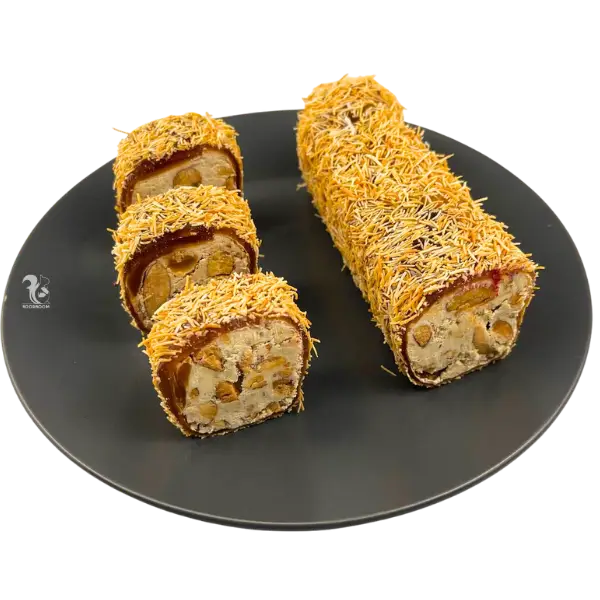 Турецький рахат-лукум №3732 карамельно-мигдалевий з катаїфі, 300 г купити