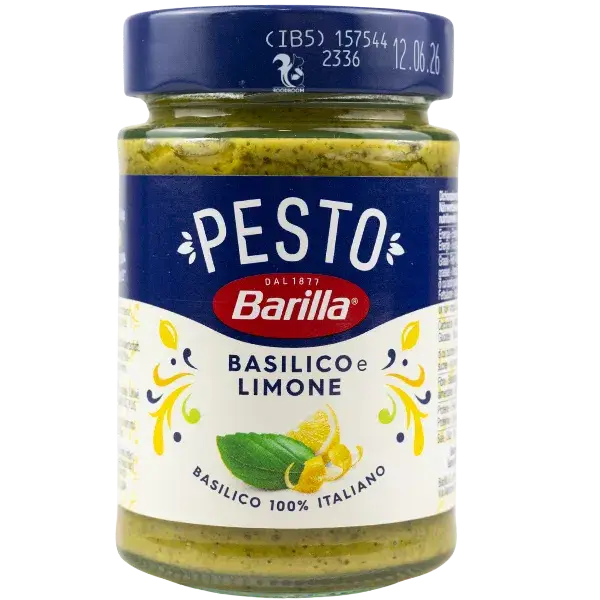 Соус Песто Barilla з базиліком та лимоном, 190г купити