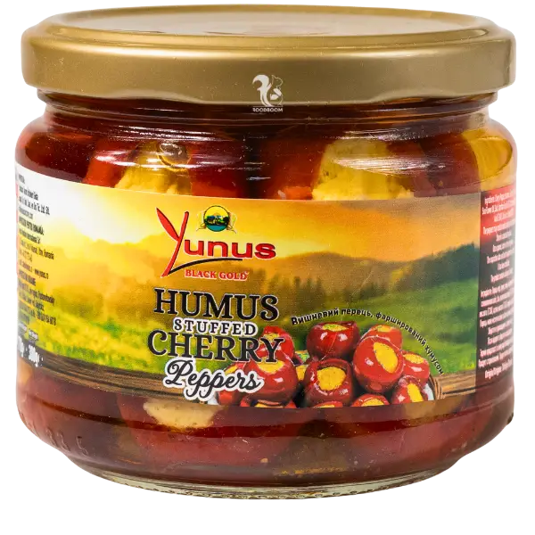 Перець Чері фарширований хумусом Yunus, 300г купити