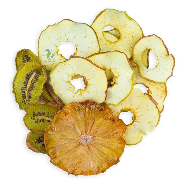 Мікс фруктових чипсів Яблуко-Ківі-Ананас (без цукру), 500 г купити